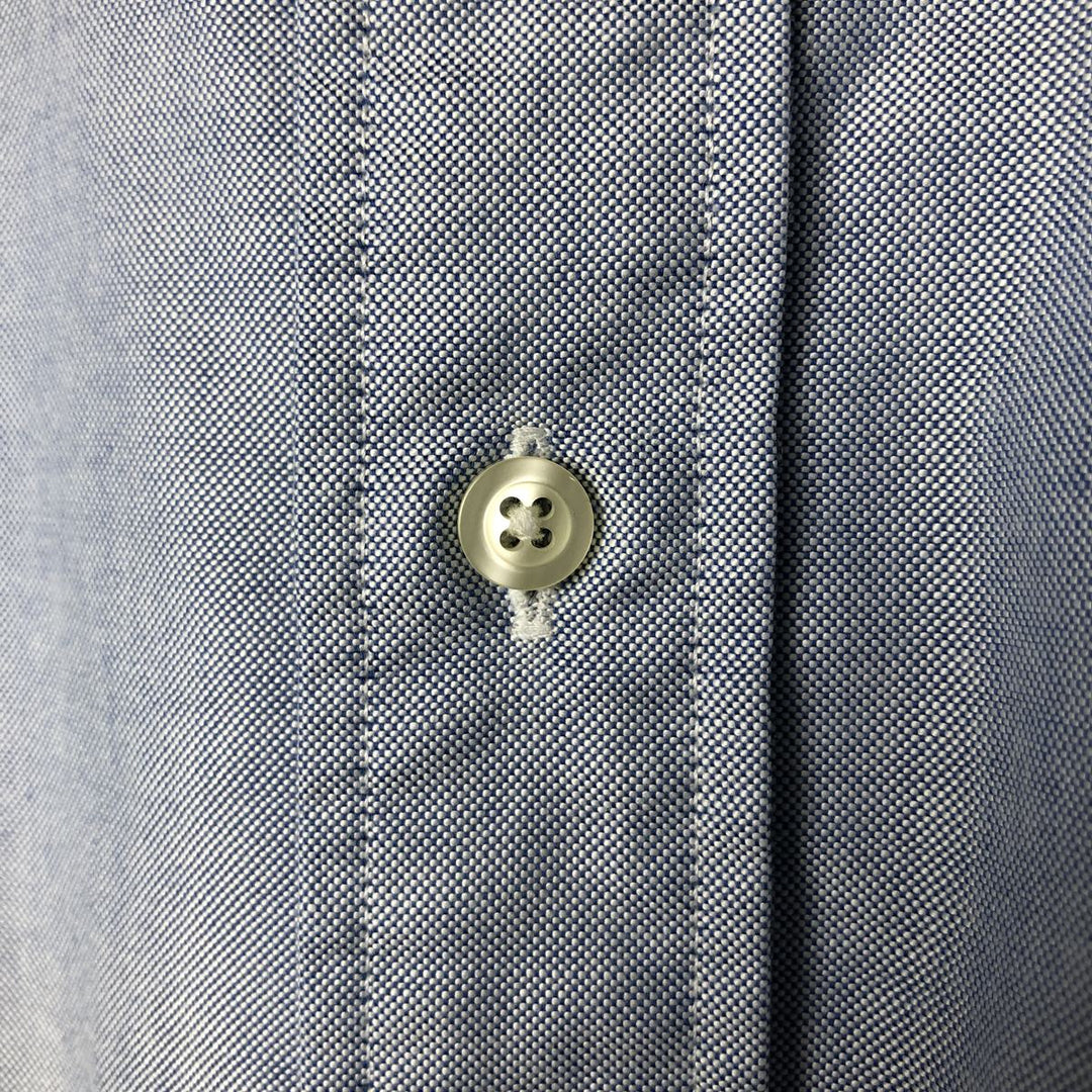 Vintage 80s-90'S Brooks Brothers 346 long-sleeved button-down shirt, Made in USA, Men's XL Supima Cotton Blue type light blue Vintage Second Hand