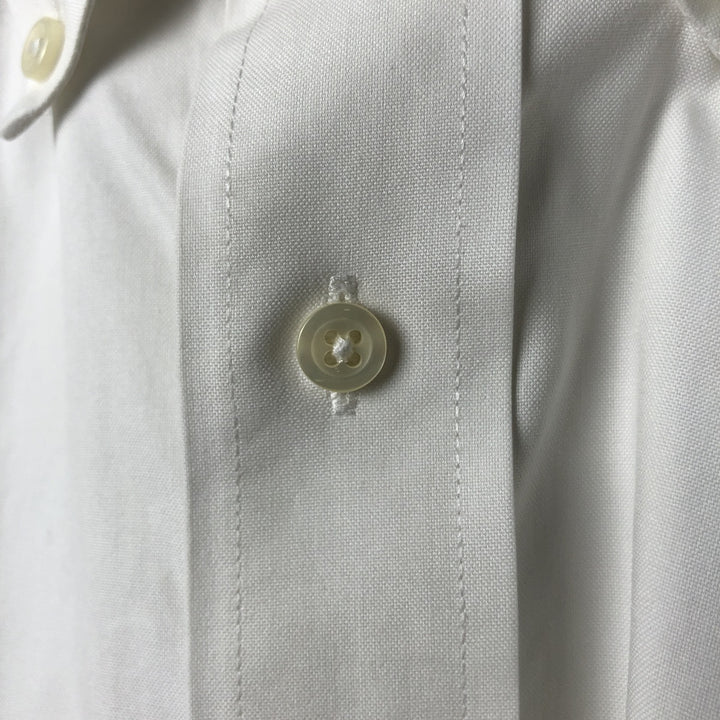 Brooks Brothers Est.1818 Classic Long Sleeve Button-Down Shirt, Men's Size L Supima Cotton white type Vintage Second Hand