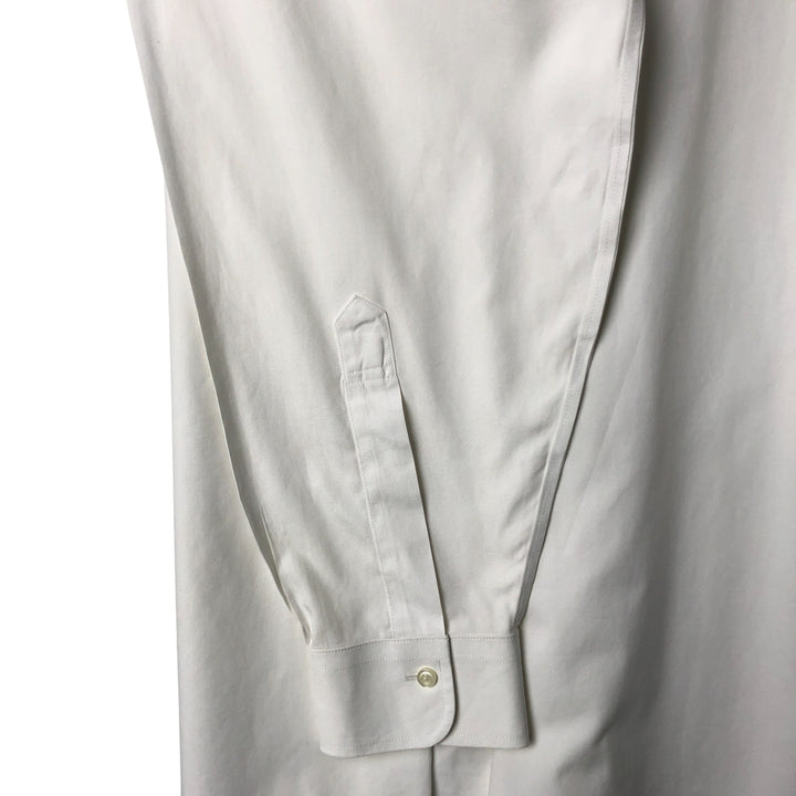 Brooks Brothers Est.1818 Classic Long Sleeve Button-Down Shirt, Men's Size L Supima Cotton white type Vintage Second Hand