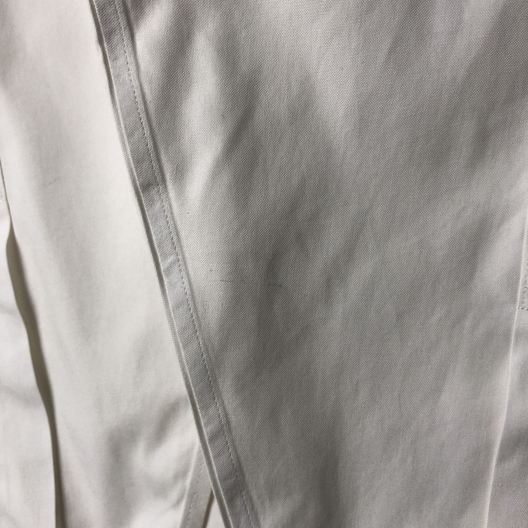 Brooks Brothers Est.1818 Classic Long Sleeve Button-Down Shirt, Men's Size L Supima Cotton white type Vintage Second Hand