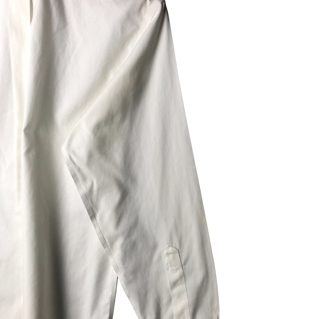 Brooks Brothers Est. 1818 Slim Fit Wide Collar Long Sleeve Cotton Shirt, Men's Size Medium Supima Cotton white type Vintage Second Hand