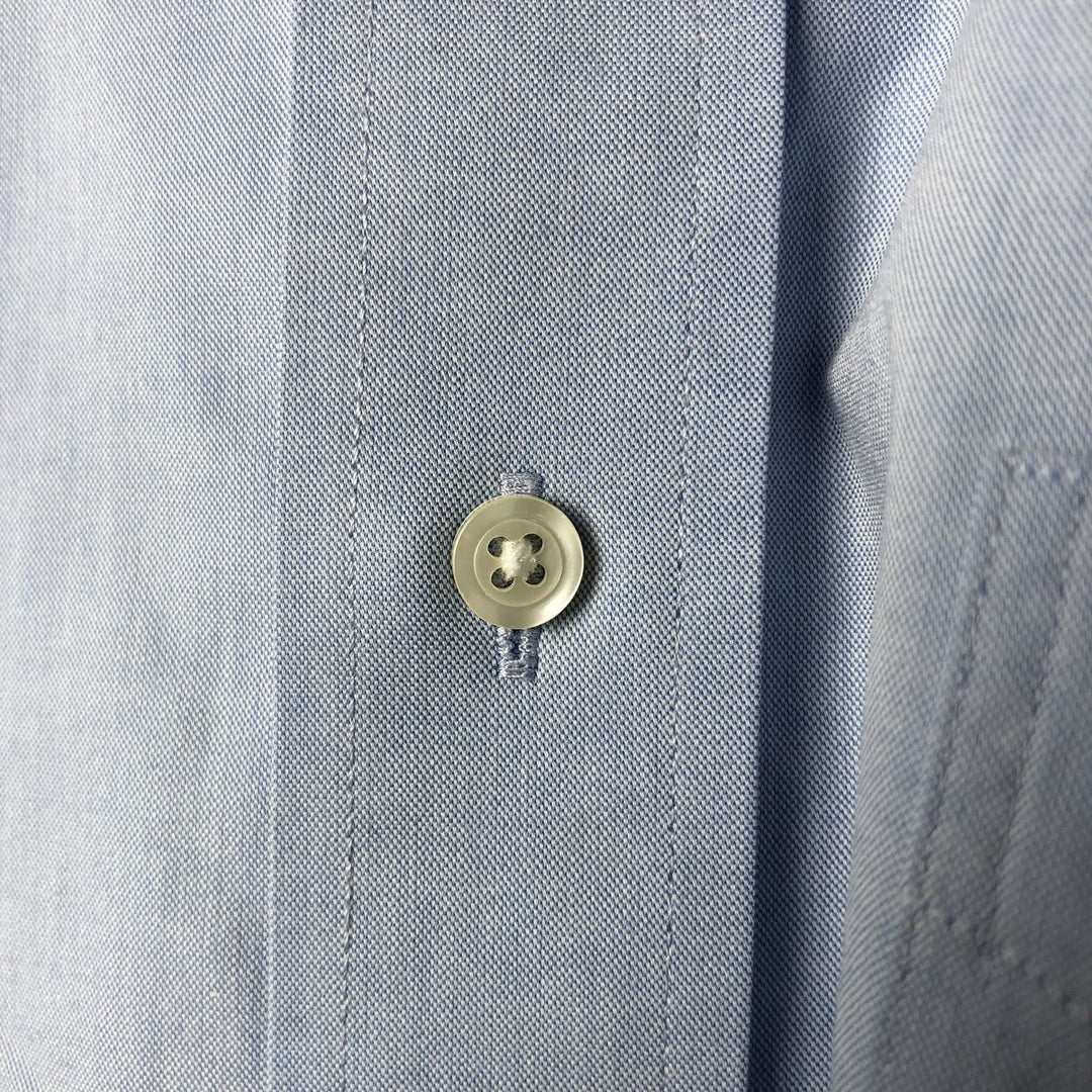 Brooks Brothers 1818 long sleeve button-down shirt, men's size L cotton Blue type light blue Vintage Second Hand