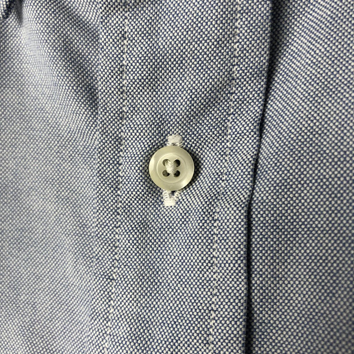 Brooks Brothers BROOKS BASICS Long Sleeve Button-Down Shirt, Men's Size XL cotton Blue type light blue Vintage Second Hand