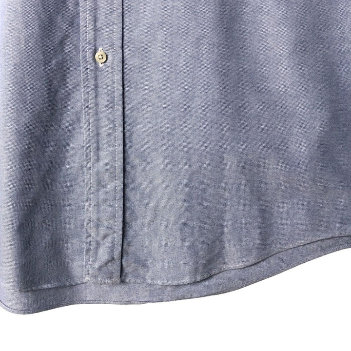 Brooks Brothers BROOKS BASICS Long Sleeve Button-Down Shirt, Men's Size XL cotton Blue type light blue Vintage Second Hand