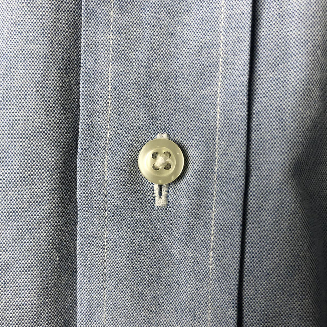 Brooks Brothers Est.1818 Long Sleeve Button-Down Shirt, Men's Size L Supima Cotton Blue type light blue Vintage Second Hand
