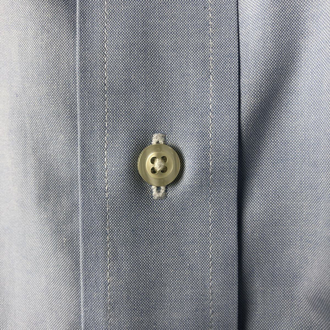 Brooks Brothers Est.1818 Wide Collar Long Sleeve Cotton Shirt Men's Size L Supima Cotton Blue type light blue Vintage Second Hand