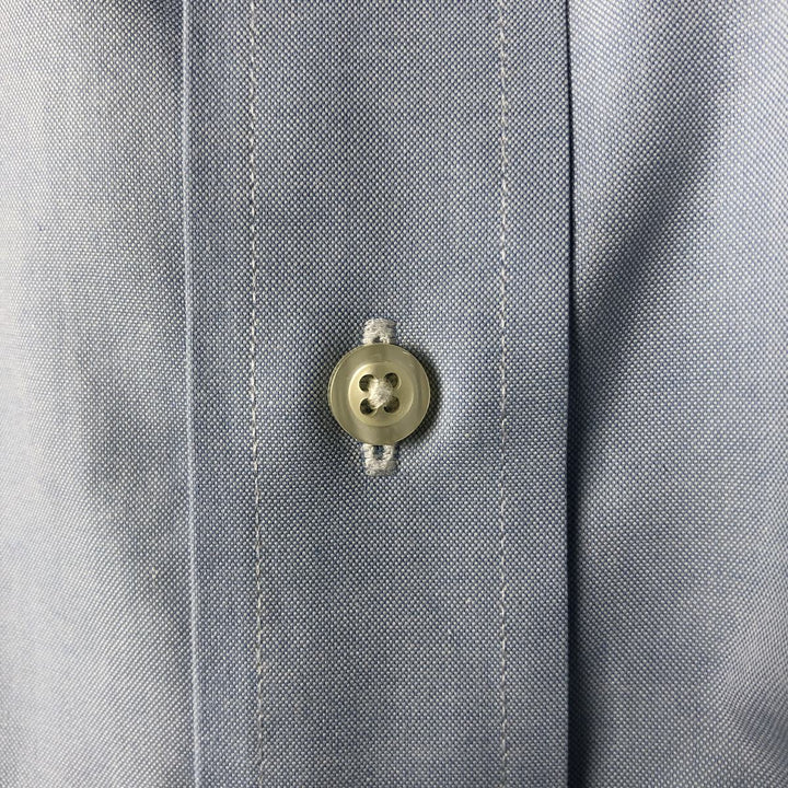 Brooks Brothers Est.1818 Wide Collar Long Sleeve Cotton Shirt Men's Size L Supima Cotton Blue type light blue Vintage Second Hand
