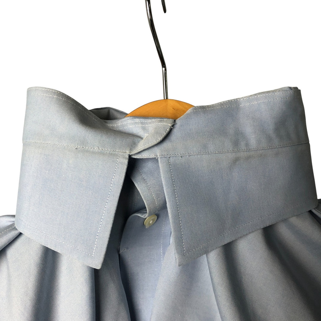Brooks Brothers Est.1818 Wide Collar Long Sleeve Cotton Shirt Men's Size L Supima Cotton Blue type light blue Vintage Second Hand