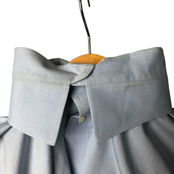 Brooks Brothers Est.1818 Wide Collar Long Sleeve Cotton Shirt Men's Size L Supima Cotton Blue type light blue Vintage Second Hand