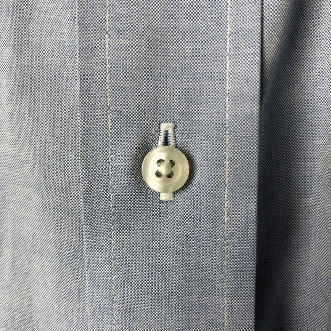 Brooks Brothers long sleeve button down shirt, men's size L cotton Blue type light blue Vintage Second Hand