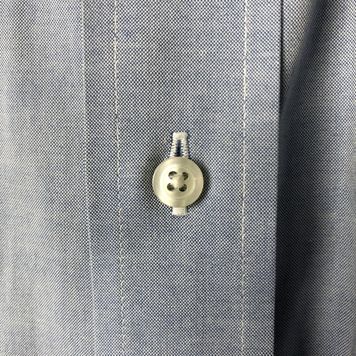 Brooks Brothers long sleeve button down shirt, men's size L cotton Blue type light blue Vintage Second Hand