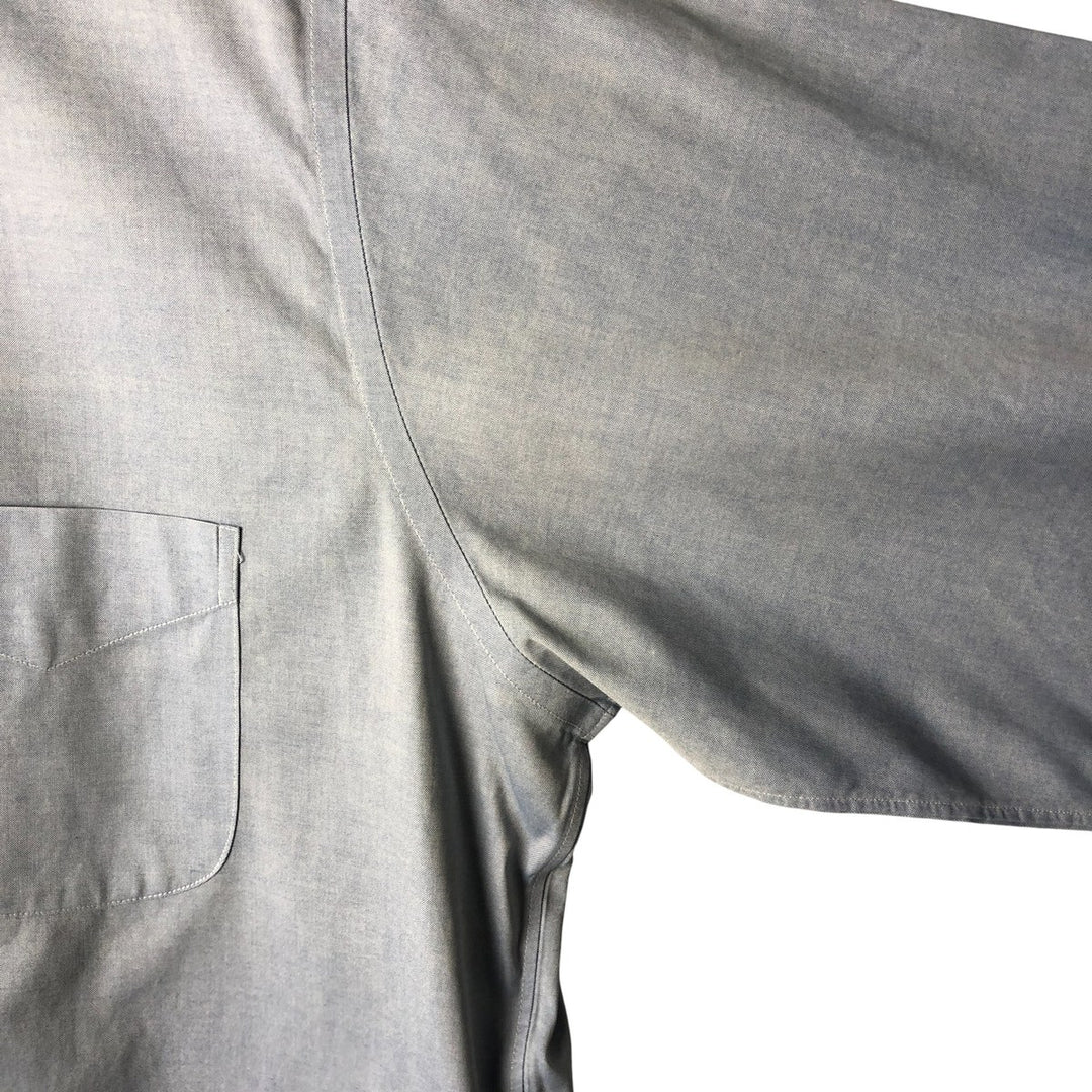 Brooks Brothers long sleeve button down shirt, men's size L cotton Blue type light blue Vintage Second Hand