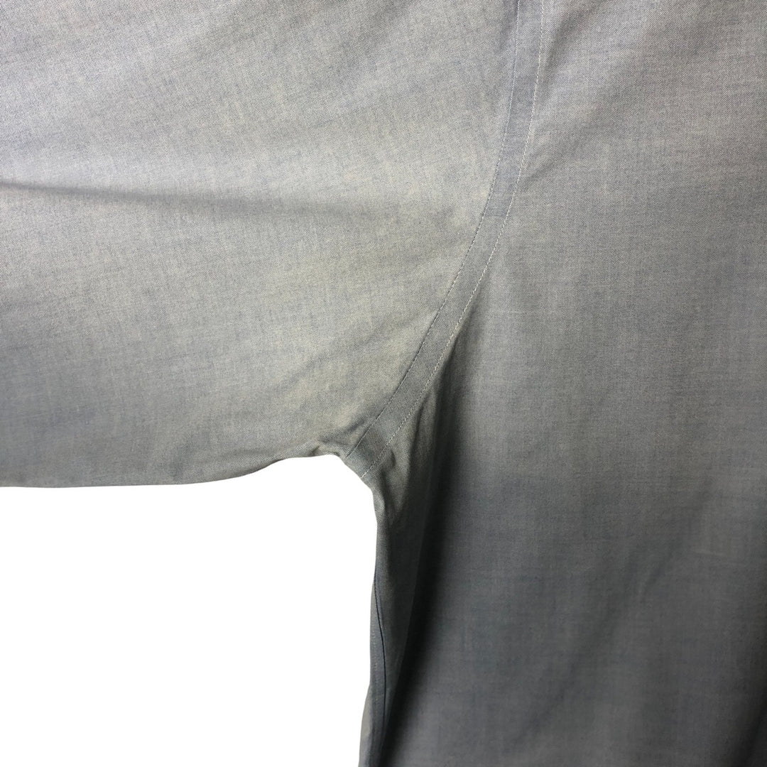 Brooks Brothers long sleeve button down shirt, men's size L cotton Blue type light blue Vintage Second Hand