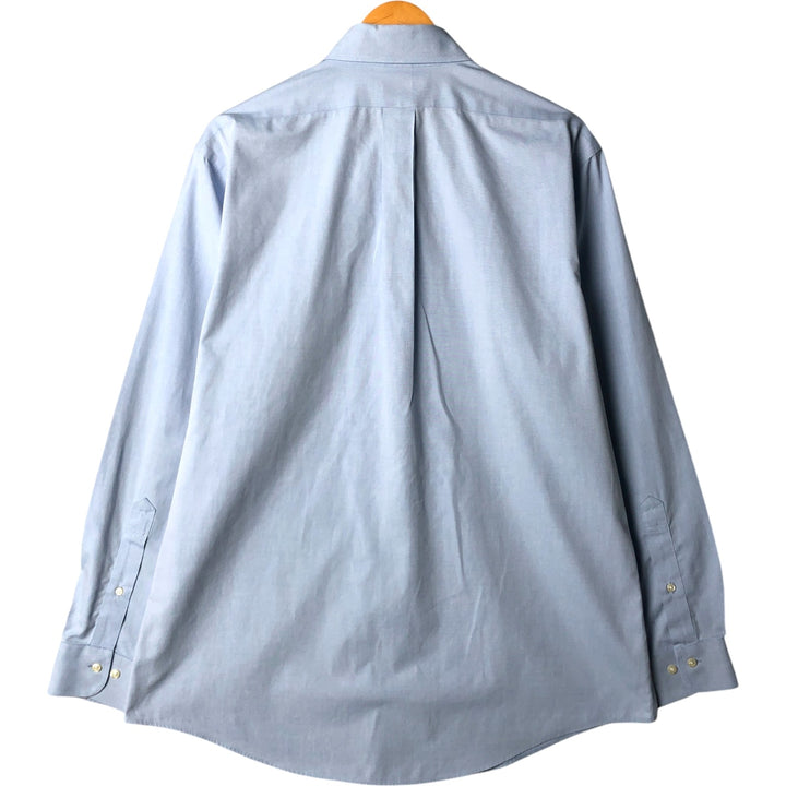 Brooks Brothers 346 long sleeve button-down shirt, men's size L cotton Blue type light blue Vintage Second Hand