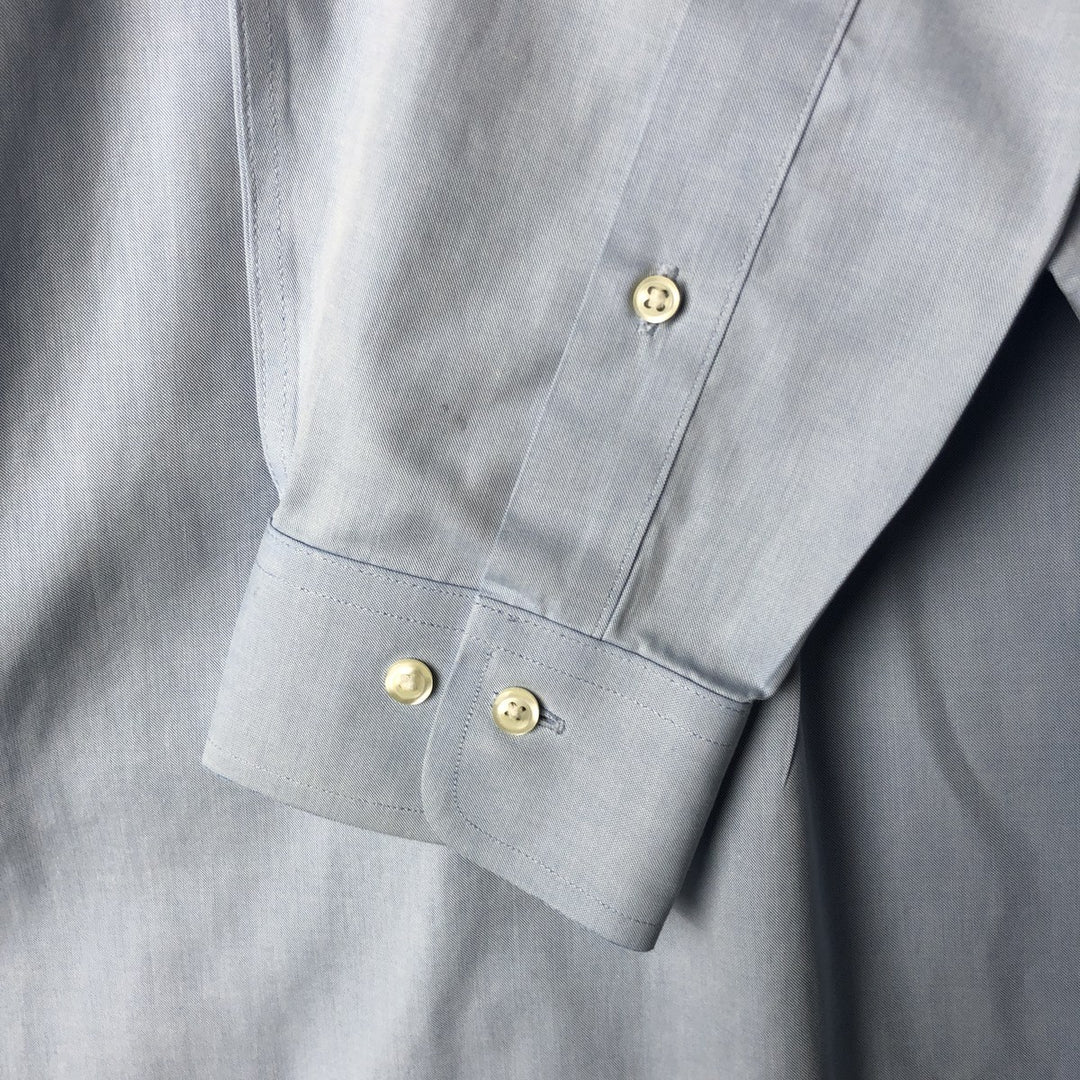 Brooks Brothers 346 long sleeve button-down shirt, men's size L cotton Blue type light blue Vintage Second Hand