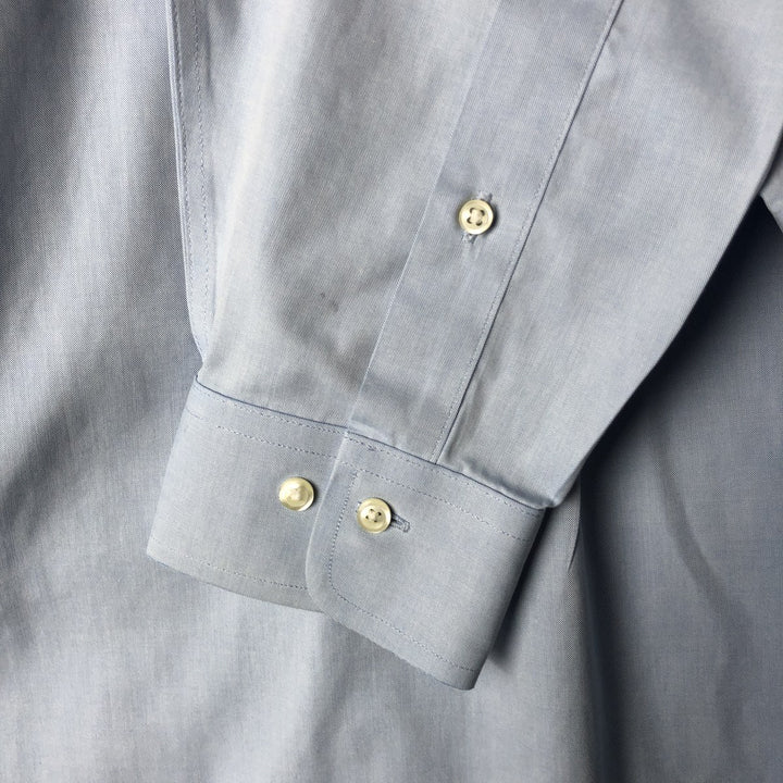 Brooks Brothers 346 long sleeve button-down shirt, men's size L cotton Blue type light blue Vintage Second Hand
