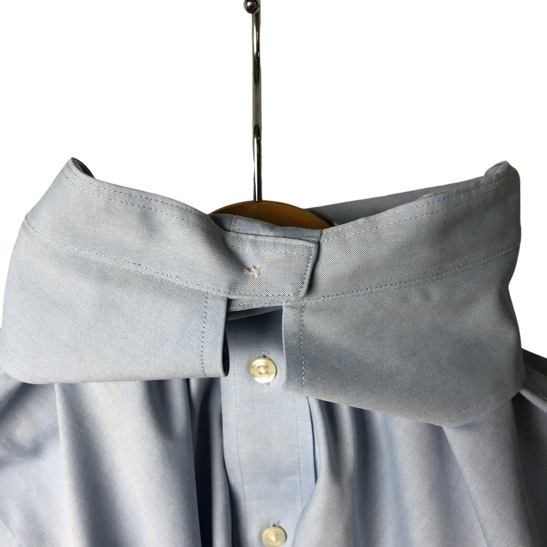 Brooks Brothers 346 long sleeve button-down shirt, men's size L cotton Blue type light blue Vintage Second Hand