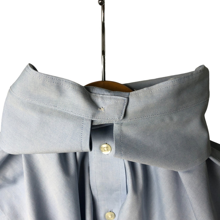 Brooks Brothers 346 long sleeve button-down shirt, men's size L cotton Blue type light blue Vintage Second Hand