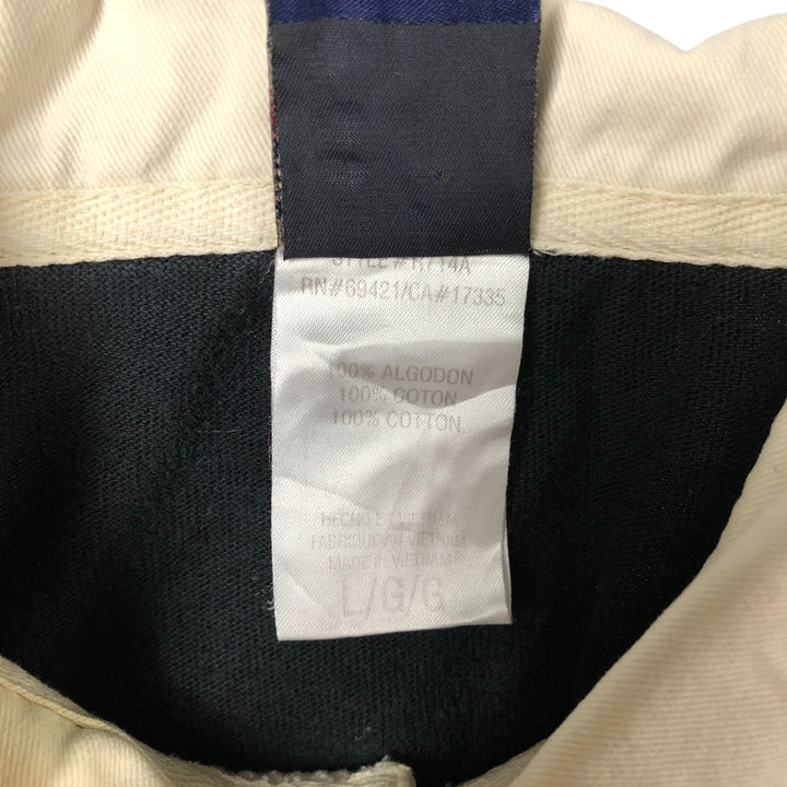 Reebok NFL LAS VEGAS RAIDERS Las Vegas Raiders Long Sleeve Rugby Shirt, Men's Size L cotton black type Vintage Second Hand