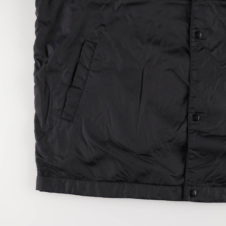 Vintage 90'S Nike Coach Jacket with Back Logo, Size L, Men's Nylon black type Vintage Second Hand