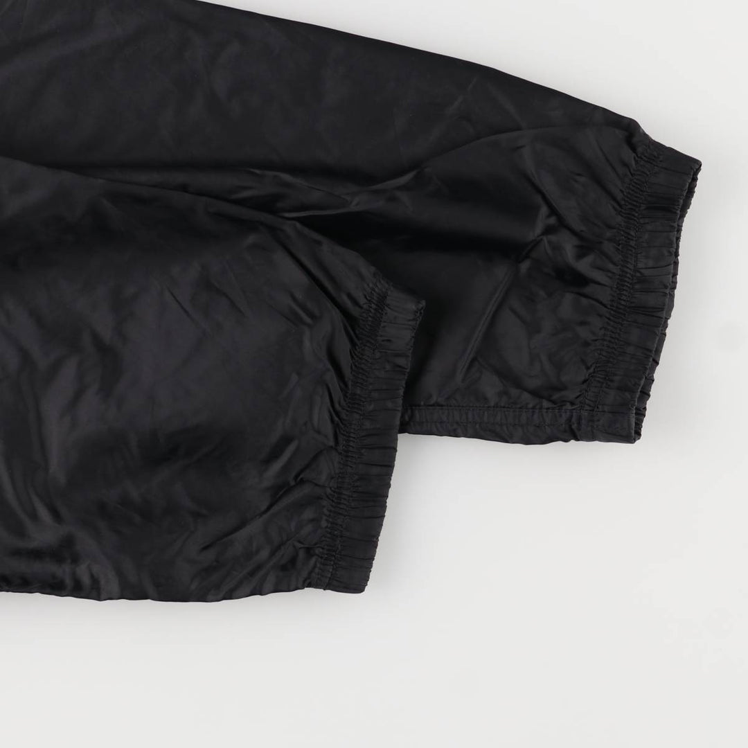 Vintage 90'S Nike Coach Jacket with Back Logo, Size L, Men's Nylon black type Vintage Second Hand