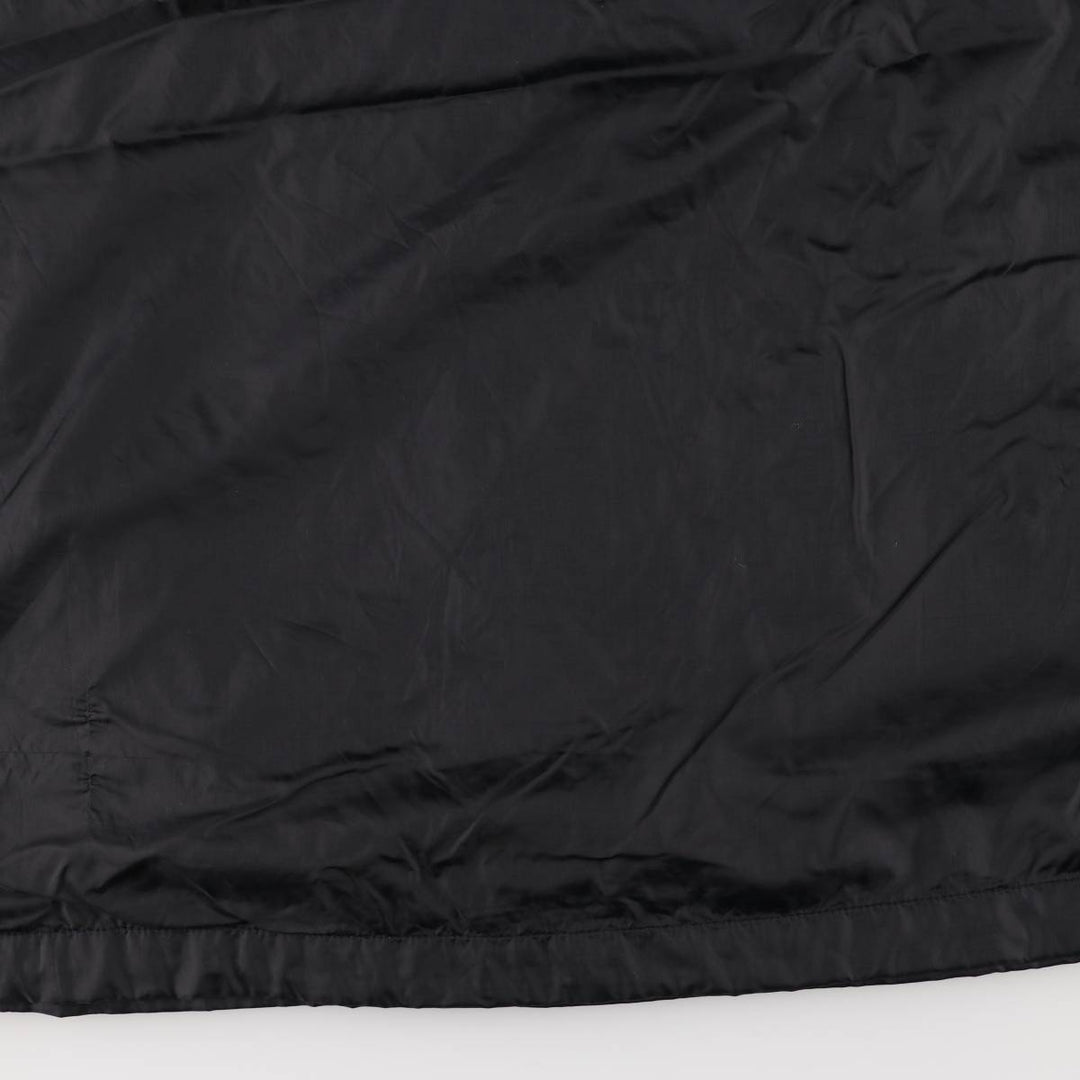 Vintage 90'S Nike Coach Jacket with Back Logo, Size L, Men's Nylon black type Vintage Second Hand