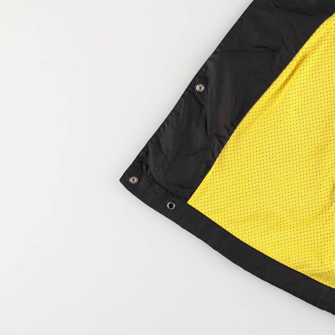 Vintage 90'S Nike Coach Jacket with Back Logo, Size L, Men's Nylon black type Vintage Second Hand