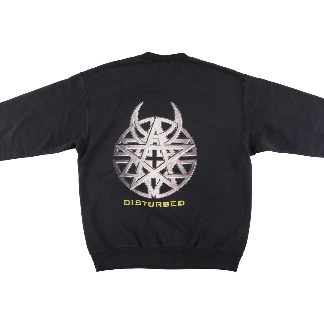 DISRURBED Band Sweatshirt, Men's Size L unclear black type Vintage Second Hand