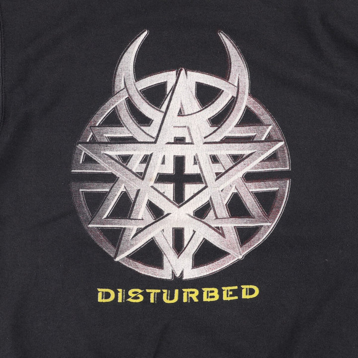 DISRURBED Band Sweatshirt, Men's Size L unclear black type Vintage Second Hand