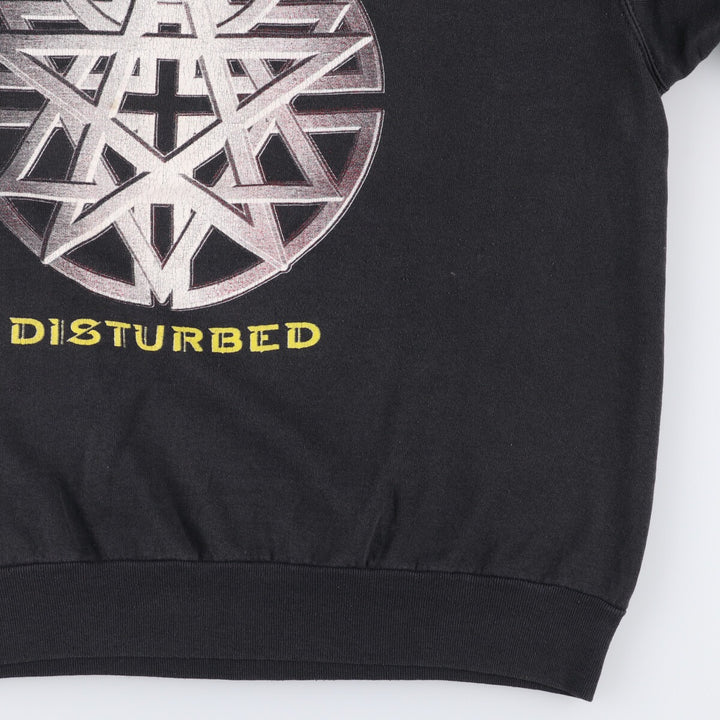 DISRURBED Band Sweatshirt, Men's Size L unclear black type Vintage Second Hand