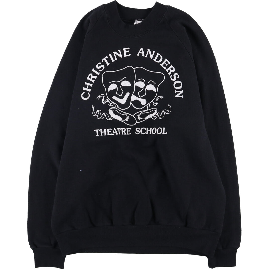 Vintage 90'S SCREEN STARS printed sweatshirt, size M, men's cotton black type Vintage Second Hand