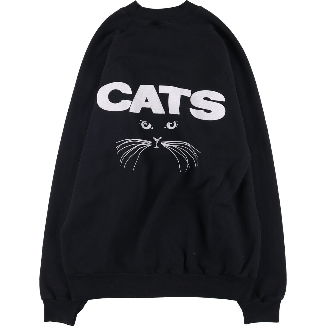 Vintage 90'S SCREEN STARS printed sweatshirt, size M, men's cotton black type Vintage Second Hand
