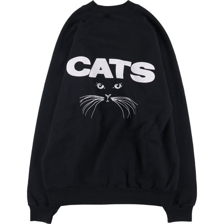 Vintage 90'S SCREEN STARS printed sweatshirt, size M, men's cotton black type Vintage Second Hand