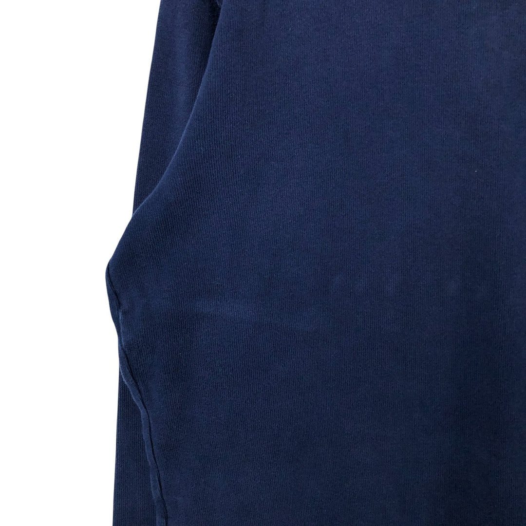 Ralph Lauren POLO by Ralph Lauren Half-Zip Sweatshirt, Men's Size L cotton navy blue type Vintage Second Hand