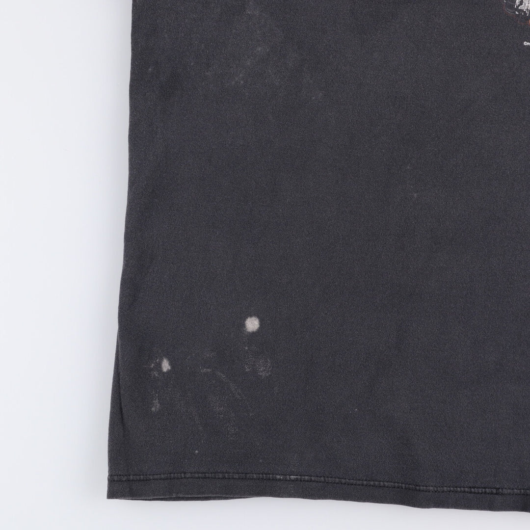 Vintage 90'S Harley-Davidson Motorcycle T-Shirt, Made in Canada, Men's Size Large cotton black type Vintage Second Hand