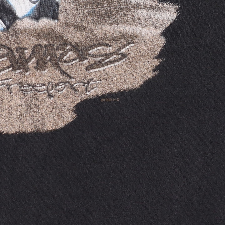 90'S Harley-Davidson Motorcycle Bike T-shirt Made in USA Men's XL Vintage cotton black type Vintage Second Hand