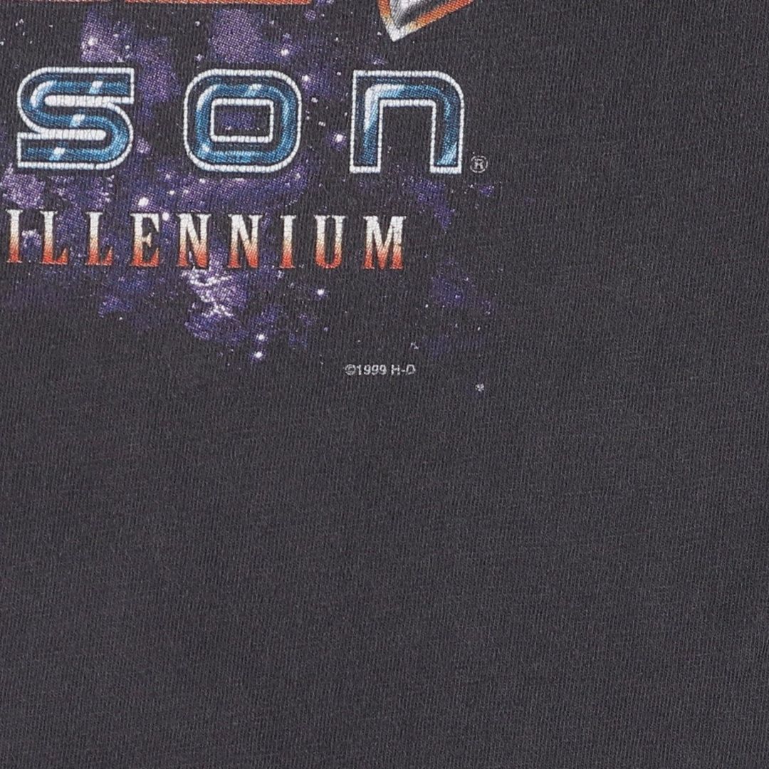 90'S Harley-Davidson Motorcycle Bike T-shirt, Men's, Medium, Vintage unclear black type Vintage Second Hand