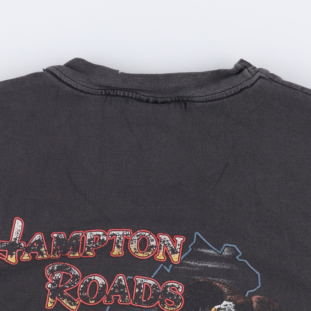 90'S Harley-Davidson Motorcycle Bike T-shirt, Men's, Medium, Vintage unclear black type Vintage Second Hand