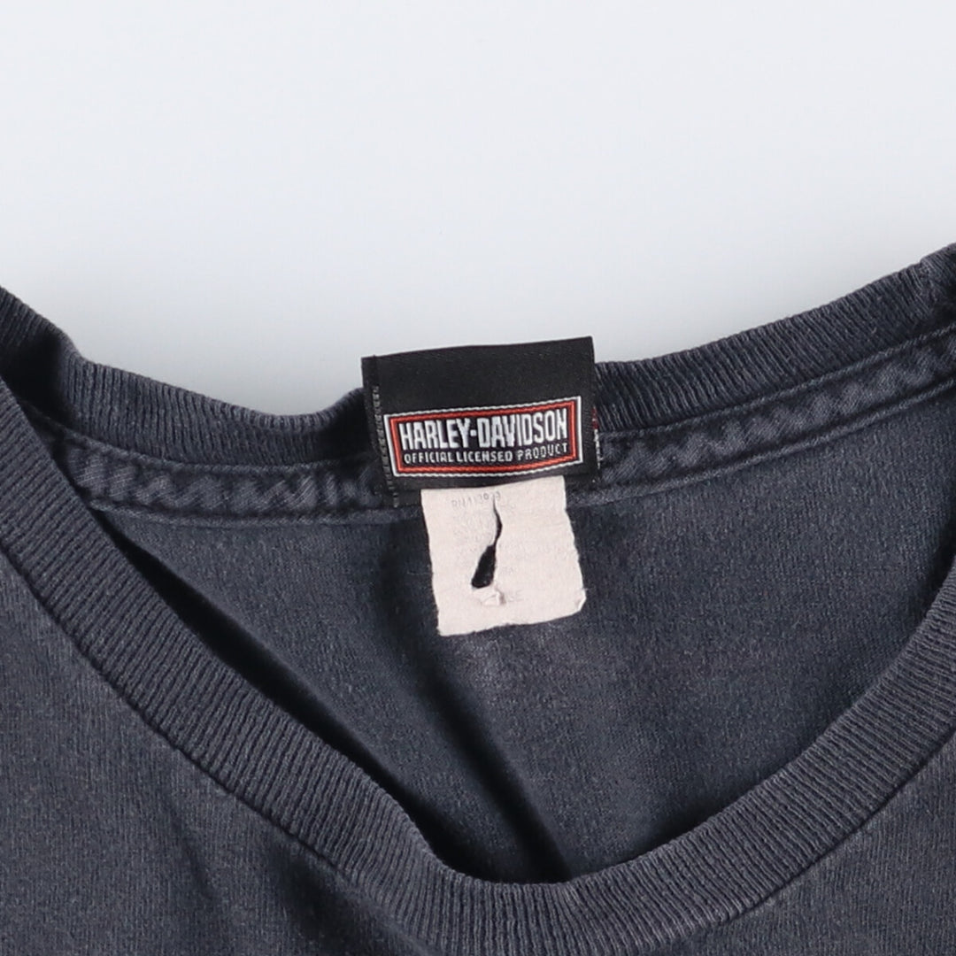 Harley-Davidson CAFE Las Vegas Motorcycle T-shirt, Men's, Size XL unclear Charcoal Vintage Second Hand