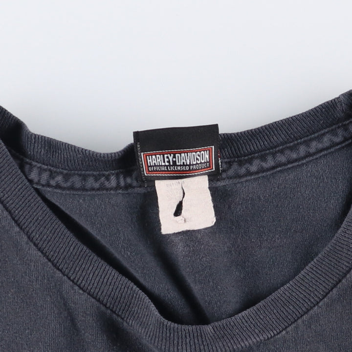 Harley-Davidson CAFE Las Vegas Motorcycle T-shirt, Men's, Size XL unclear Charcoal Vintage Second Hand
