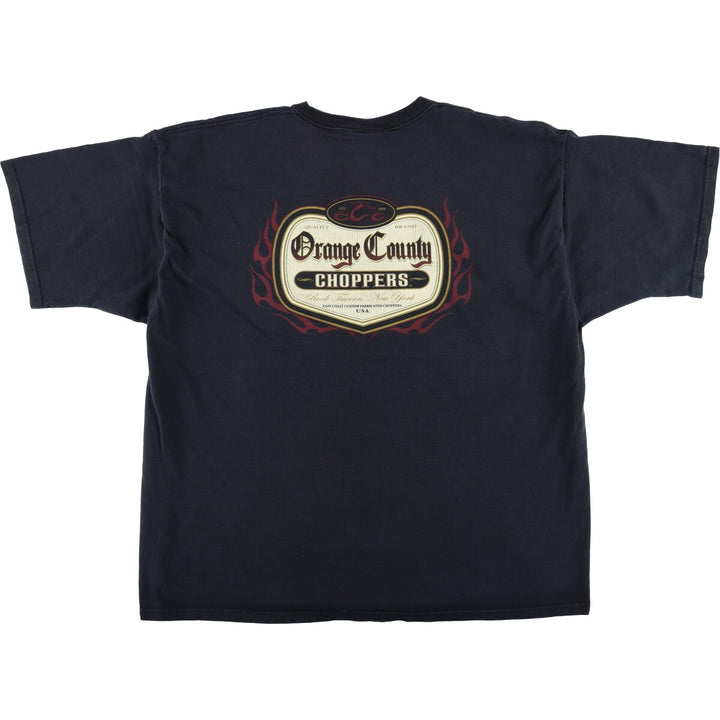 OCO Orange County Choppers Motorcycle T-Shirt (Men's, XXXL) cotton black type Vintage Second Hand