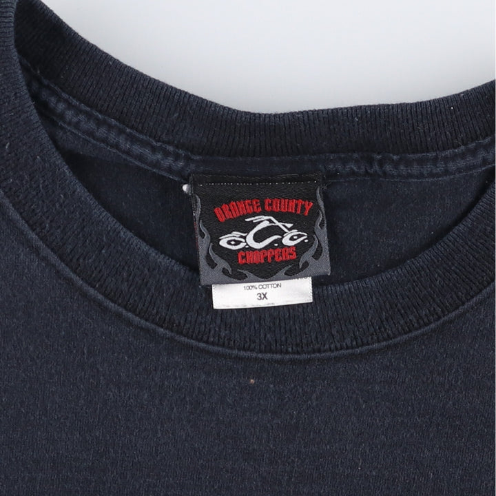 OCO Orange County Choppers Motorcycle T-Shirt (Men's, XXXL) cotton black type Vintage Second Hand