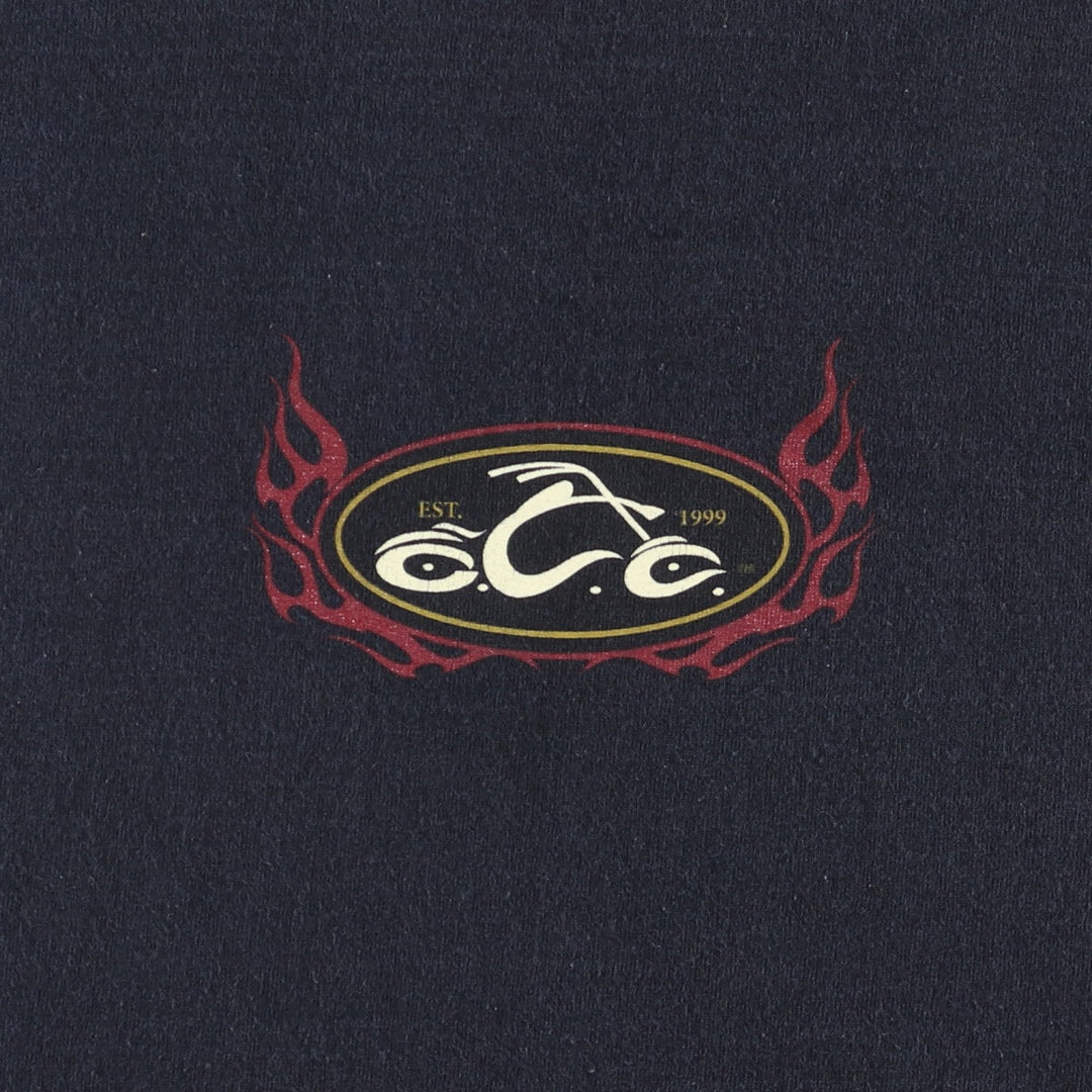 OCO Orange County Choppers Motorcycle T-Shirt (Men's, XXXL) cotton black type Vintage Second Hand