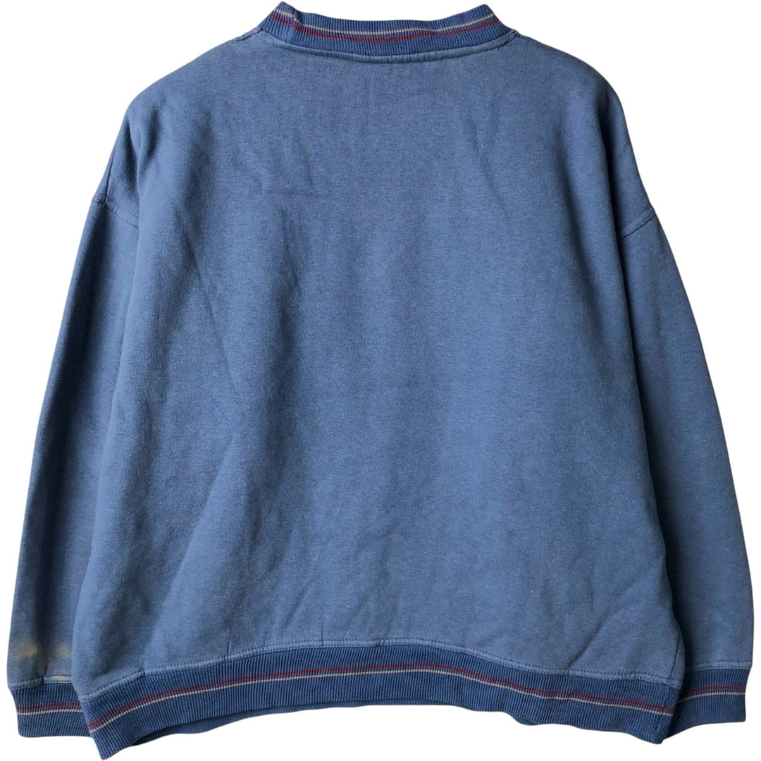 TIMBERJACK sweatshirt, men's size L acrylic blue type Vintage Second Hand