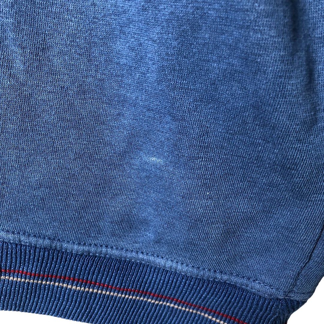 TIMBERJACK sweatshirt, men's size L acrylic blue type Vintage Second Hand