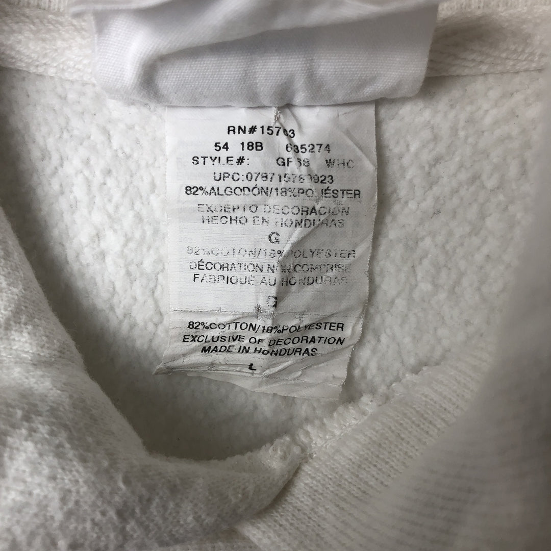 Champion REVERSE WEAVE Reverse Weave Sweat Pullover Hoodie Men's L size cotton white type Vintage Second Hand