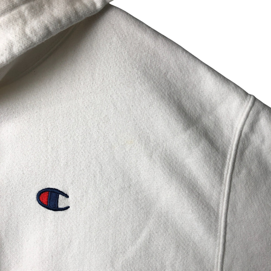 Champion REVERSE WEAVE Reverse Weave Sweat Pullover Hoodie Men's L size cotton white type Vintage Second Hand