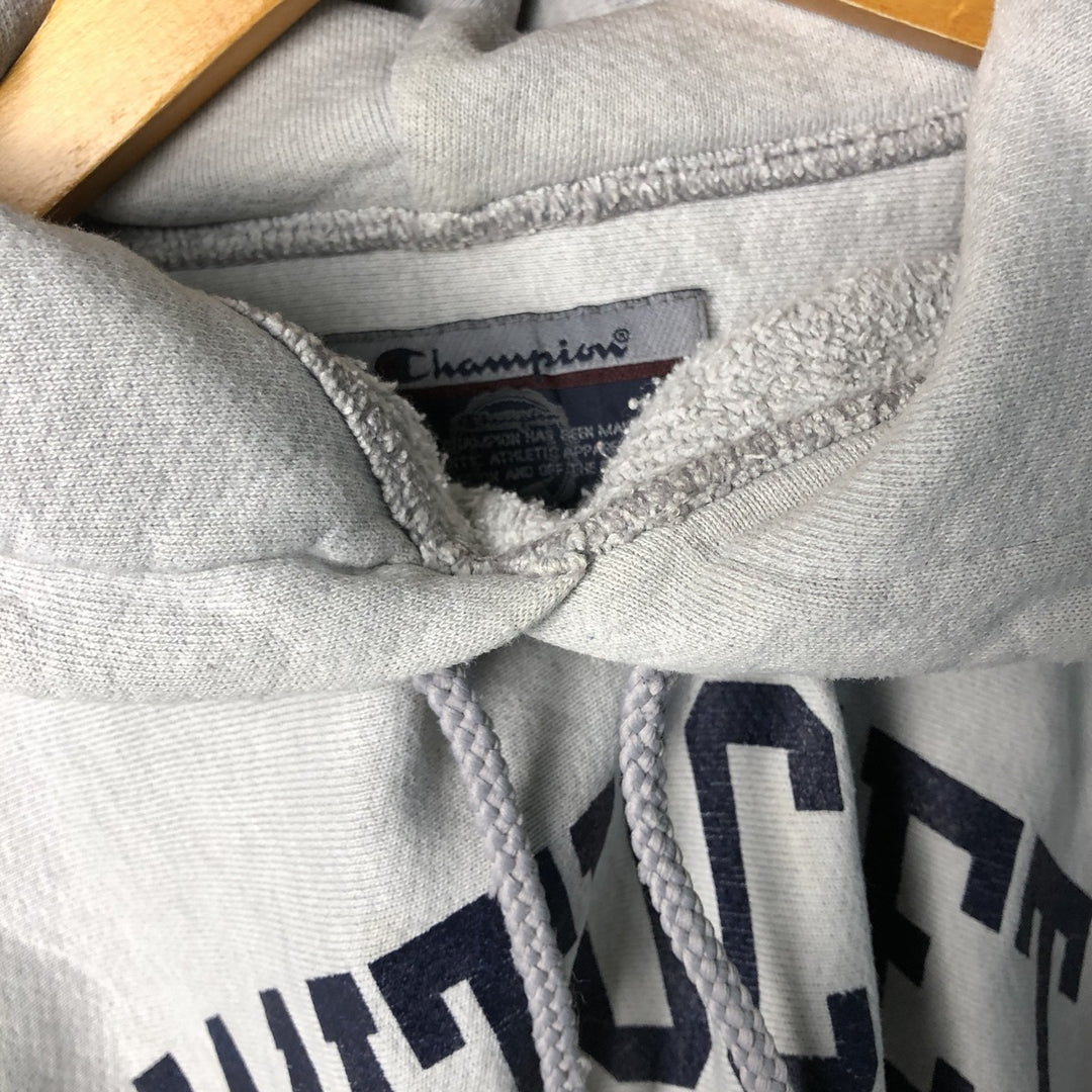 2000'S Champion REVERSE WEAVE Reverse Weave College Sweatshirt Pullover Hoodie, Men's Size L cotton gray type Vintage Second Hand