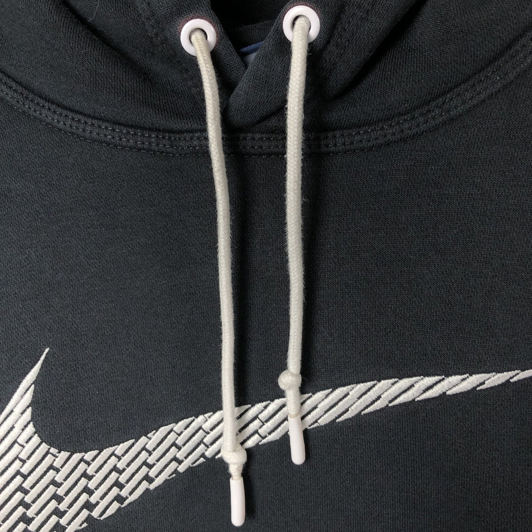 Nike Sweat Pullover Hoodie, Men's Size M cotton black type Vintage Second Hand