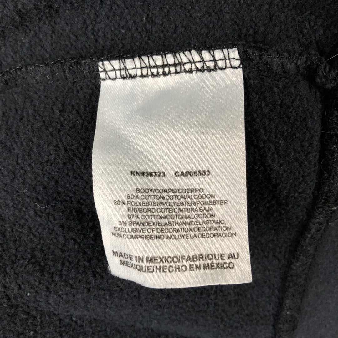 Nike College Sweatshirt Pullover Hoodie, Men's XL cotton black type Vintage Second Hand